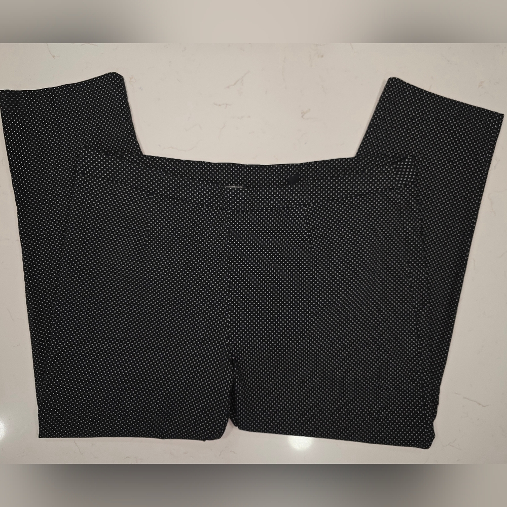 VTG BRIGGS Womens PolkaDot Black Pants Size‎ 22W